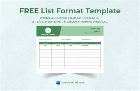 Task List Template | Free Word Templates
