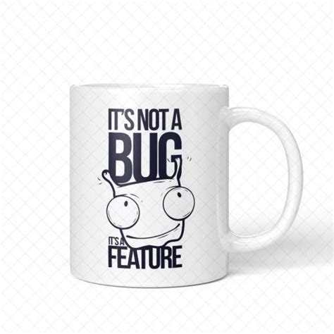 Its not a bug 程序員專屬個人杯 陶瓷辦公室馬克杯咖啡杯 杯子|保溫水杯/壺|ETMall東森購物網