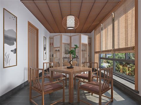 中式茶室/书房|空间|家装设计|刻意设计 - 原创作品 - 站酷 (ZCOOL)