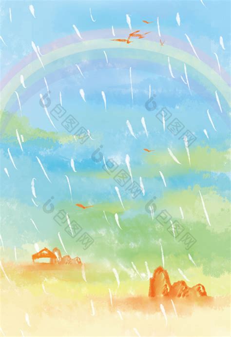 雨后见彩虹 漂亮励志彩虹贺卡的制作方法_爱折纸网