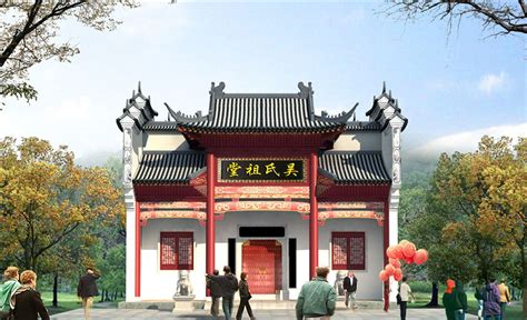 仿古建筑效果图图片
