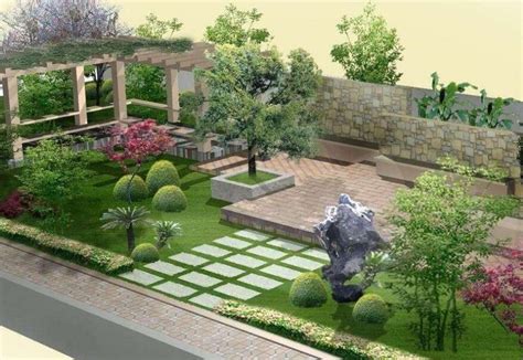绿波别墅花园设计 - 实景案例 - 上海别墅花园设计，花园设计施工，庭院设计，屋顶花园设计，工厂园林绿化、杭州别墅花园设计
