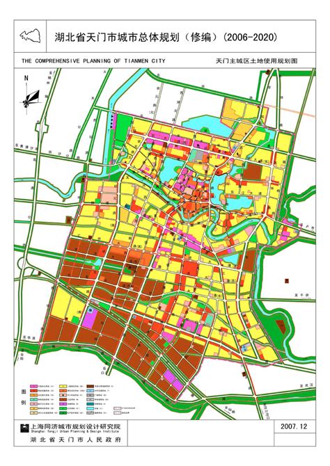 天门市城市总体规划（2006-2020）-天门市人民政府