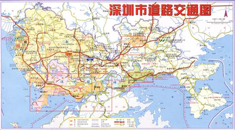 深圳行政区地图图片