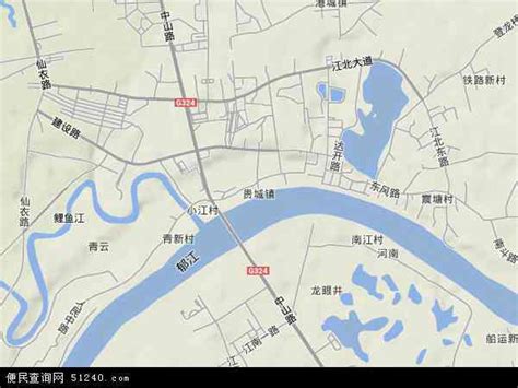 广西贵港地图 交通