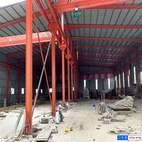 转让:整厂出售二手钢结构厂房 低价出售钢结构立柱钢结构驼梁 二手钢构 (河北沧州) - 二手亿