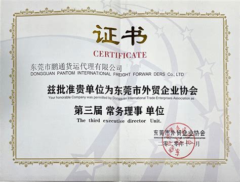 鹏通-东莞外贸协会常务理事单位-「鹏通供应链」