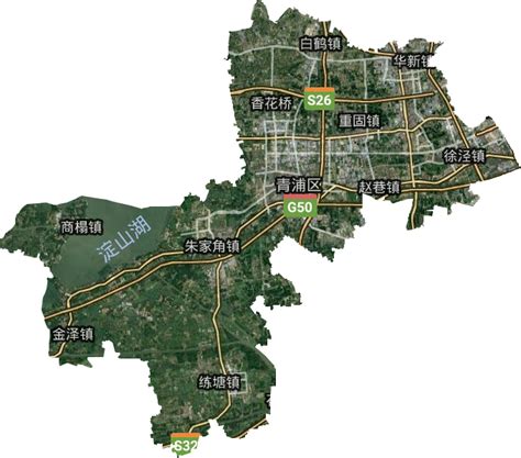 上海青浦区地图,上海市青浦区,青浦区_大山谷图库