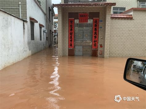 广东德庆：强降雨来袭，城区多处路段水浸街-首页-中国天气网