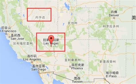 加利福尼亚州中文版 - 美国地图 - 地理教师网