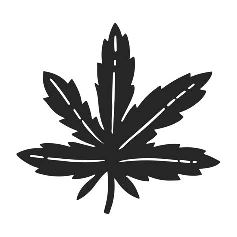 Hand drawn cannabis leaves vector illustration 39365461 Vector Art at ...