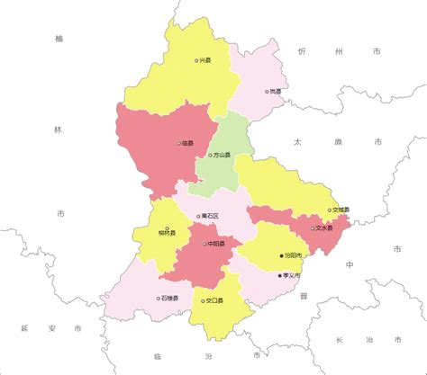吕梁市各地驻地、人口、面积、行政区划代码、区号、邮编（吕梁市行政区划地图）