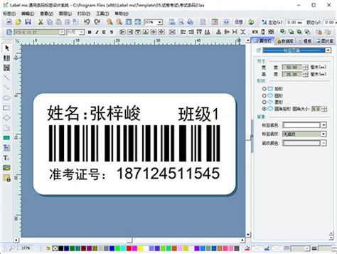 用 Label mx 条码软件实现多个条码同时打印不同数量