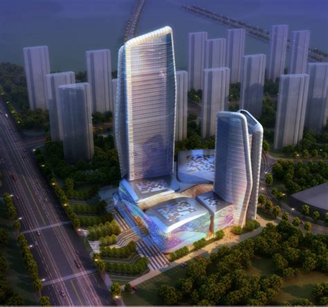 [武汉]超高层弧线造型办公及就酒店建筑方案文本-宾馆酒店建筑-筑龙建筑设计论坛