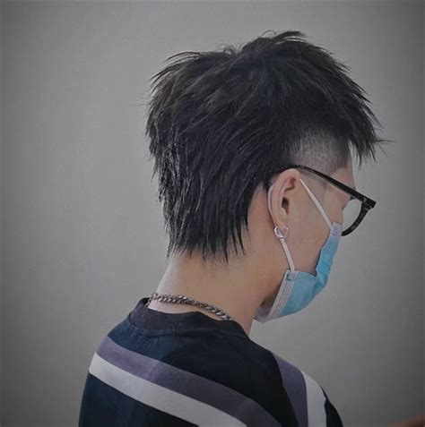 男生发型狼头图片
