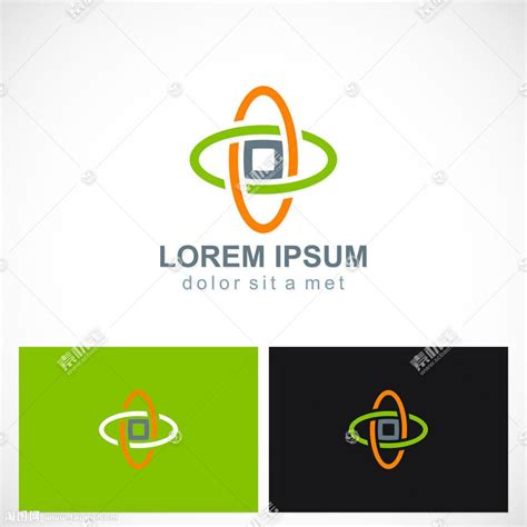 创意椭圆形logo设计矢量图片(图片ID:1157937)_-logo设计-标志图标-矢量素材_ 素材宝 scbao.com
