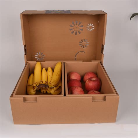 【生鲜水果盒】通用高档水果包装盒设计定制 天地盖盒 瓦楞纸盒-汇包装