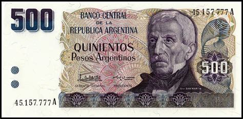 阿根廷 500比索 1974.-世界钱币收藏网|外国纸币收藏网|文交所免费开户（目前国内专业、全面的钱币收藏网站）
