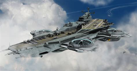 神盾局空天母舰影视级别-CG模型网（cgmodel)-让设计更有价值!