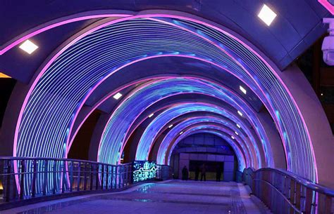 隧道景区场景亮化投影灯 - 亮化场景投影系列 - 产品展示 - 深圳市洁能辉照明有限公司