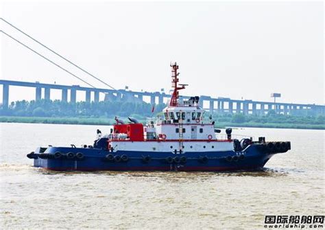 镇江船厂顺利交付一艘5220kW全回转拖船 - 在建新船 - 国际船舶网