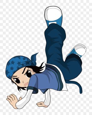 甜美女生街舞头像动漫版