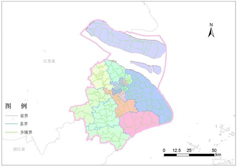 上海区域图图片