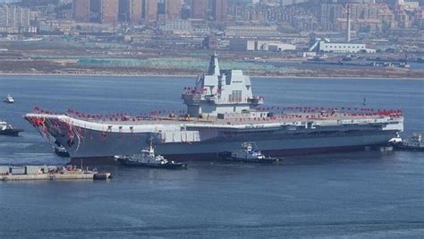国之重器！中国002航母正式开始海试，服役时间：或2019年国庆日