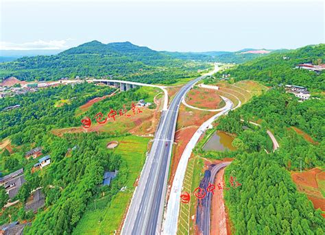 巴万高速清江互通道路路基完工-巴中新闻网