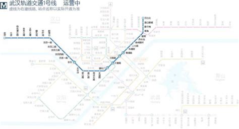 武汉地铁1号线路线+时间表+运营时间_旅泊网