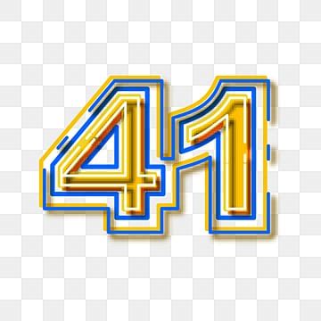 41st anniversary logo 41 years celebration Vector Image