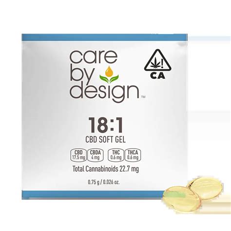 Care By Design | Product: 18:1 Soft Gels, 30-Count