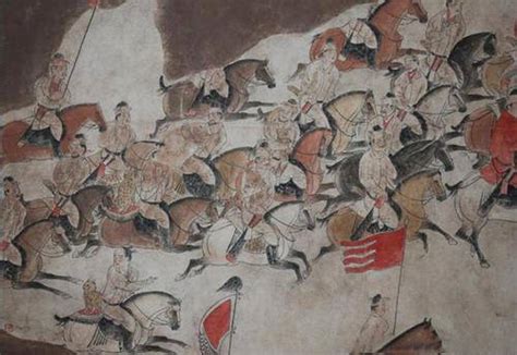 陕西省乾县唐章怀太子墓壁画观鸟捕蝉图年轻图片