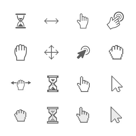 FREE 18+ Creative Cursor Icons in SVG | PNG | PSD | Vector EPS