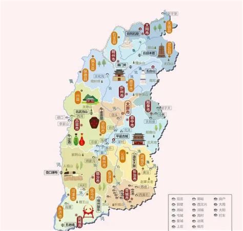 山西省行政区划图图片 山西省行政区划图图片