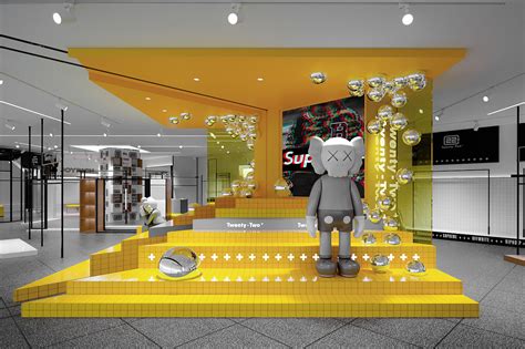 YLD STUDIO｜LEVVV潮牌集合买手店空间形象设计|空间|商业空间设计|一落空间设计_原创作品-站酷ZCOOL