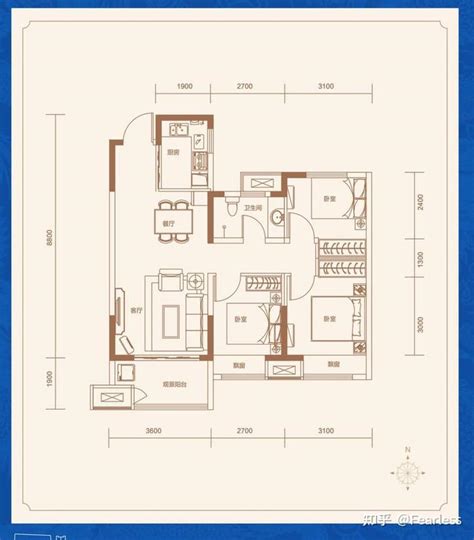 95平米的房子包括哪些功能间？装修成混搭风格三居室好不好？__财经头条