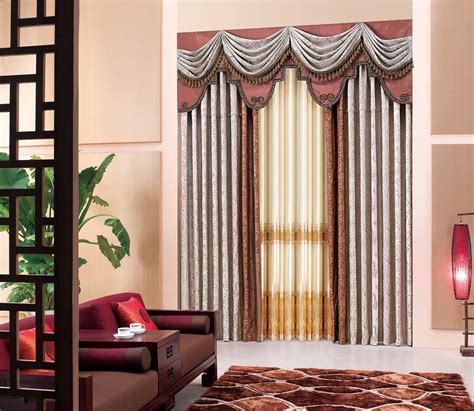 城市领秀窗帘布艺 传统中式大气客厅卧房-美间设计