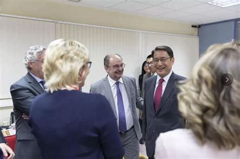 阿拉贡自治区政府主席Javier Lambán及中国驻西班牙大使吕凡一行访问Cablescom