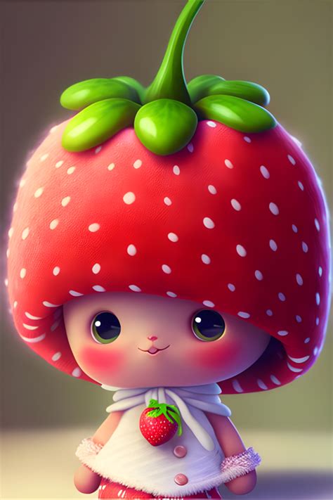 草莓女孩(动漫手机静态壁纸) - 动漫手机壁纸下载 - 元气壁纸