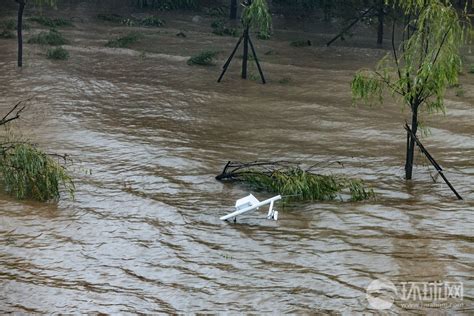 昭平洪水淹没公路交通中断-广西高清图片-中国天气网