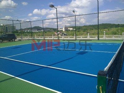 硅PU塑胶网球场地标准尺寸图规格运动地面材料施工工艺-长沙迈 ...