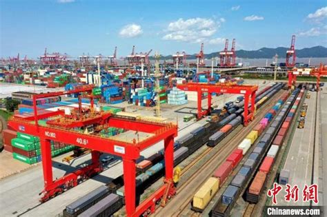 宁波舟山港集装箱海铁联运业务量突破100万 超去年全年-中华航运网