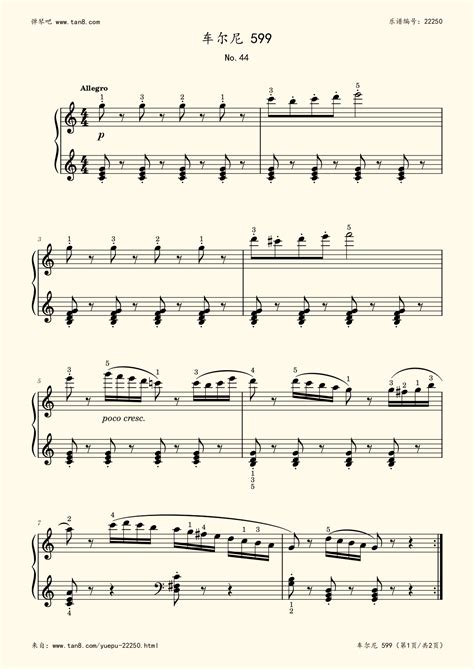 《车尔尼599 NO.89,钢琴谱》车尔尼|弹琴吧|钢琴谱|吉他谱|钢琴曲|乐谱|五线谱|简谱|高清免费下载|蛐蛐钢琴网