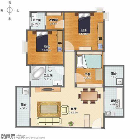 面宽10米进深17米自建房设计图