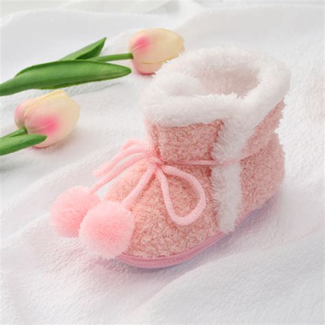 冬天保暖可爱萌雪地靴学步鞋现货婴儿棉鞋加绒加厚0-1岁宝宝鞋子-阿里巴巴