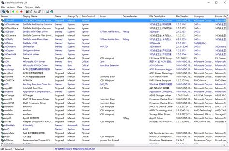 ServiWin免费版下载-驱动程序与服务器列表管理工具 v1.71 免费版 - 安下载