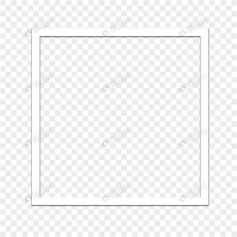 白色边框元素素材下载-正版素材400968185-摄图网