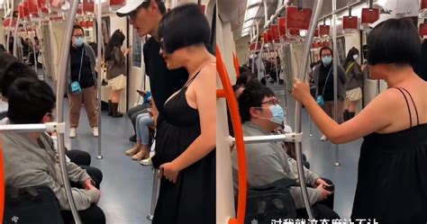 上海地铁一孕妇要求小伙让座被拒，态度蛮横引发争议：道德绑架？_手机新浪网