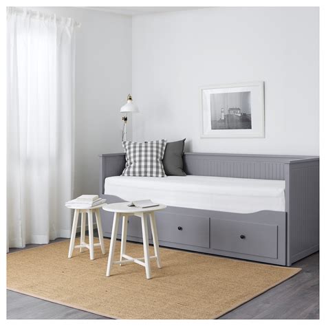 济南IKEA宜家家居国内代购汉尼斯坐卧两用床沙发床单双人松木床垫_虎窝淘